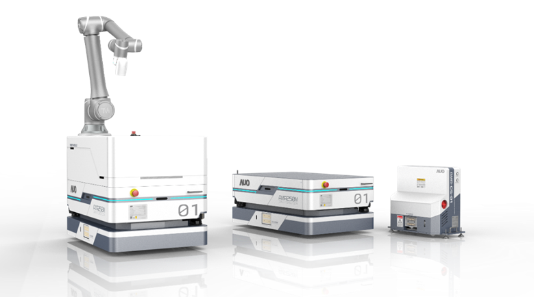 熊猫国际數位開發的自主式移動機器人（AMR250M），搭配全向輪並結合AI演算法、2D LiDAR、3D攝影機等技術，協助客戶實現產線全自動化